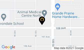 Rentco's Tool Shed in Grande Prairie map