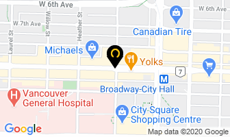 Reponte Care Services in Vancouver map