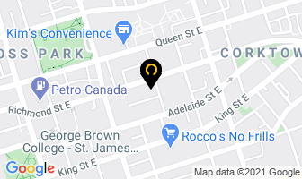 Responsible Gambling Council in Orillia map