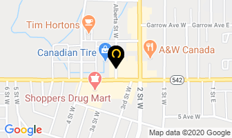 Ressler's Car Wash Ltd in Brooks map