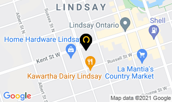 Rest Assure Community Support Services Inc in Lindsay map