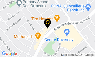 Restaurant A L'imparfait in Beauharnois map