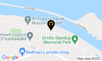 Restaurant Ally in Kahnawake map