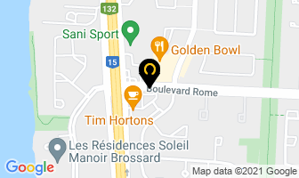 Restaurant Angkoria in Brossard map