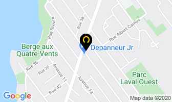 Restaurant Aristo in Beauharnois map