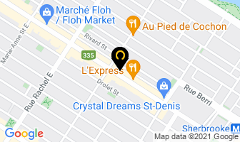Restaurant Bambou Bleu in Brantford map