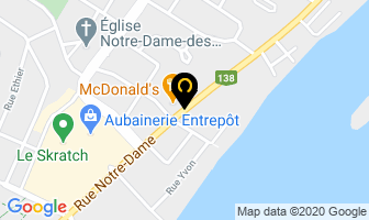 Restaurant Bateau D'asie in Repentigny map