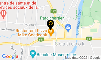 Restaurant Caf&eacute; Central De Coaticook in Coaticook map