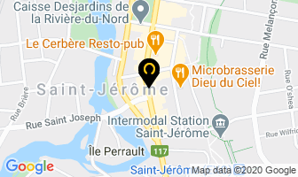 Restaurant Cambodiana in Saint-Jérôme map