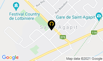 Restaurant Chez Larry in Saint-Agapit map