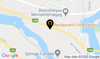 Restaurant Fondissimo in Magog map