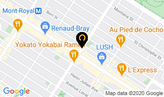 Restaurant Frites Alors in Montreal map