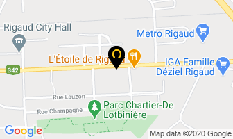 Restaurant Hamelin in Rigaud map