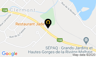 Restaurant Jade in Clermont map