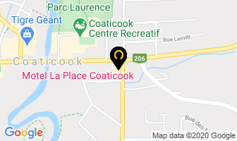 Restaurant La Place in Coaticook map