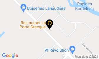 Restaurant La Porte Grecque in Saint-charles-borromée map