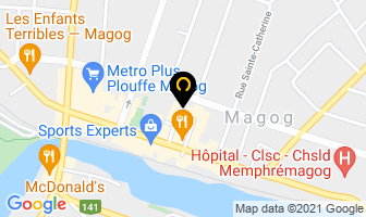 Restaurant La Retenue in Magog map