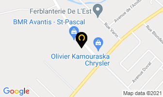 Restaurant Le Bec Fin in Kamouraska map