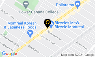 Restaurant Le Coin D'asie in Montreal map