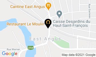 Restaurant Le Moulin in East Angus map