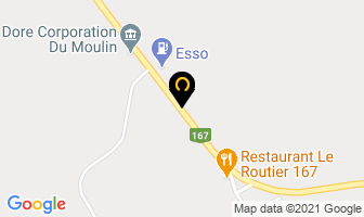 Restaurant Le Routier in La Doré map
