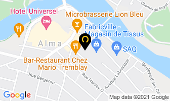 Restaurant Le Spot Enr in Alma map