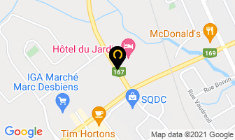 Restaurant L'oasis in Saint-félicien map