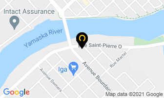 Restaurant Lussier in Saint-Hyacinthe map