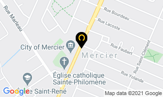 Restaurant Maison Basilic in Mercier map