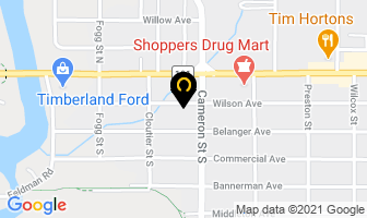 Restaurant Nadeau in Steinbach map