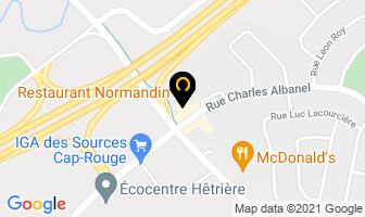 Restaurant Normandin in Ville de Québec map