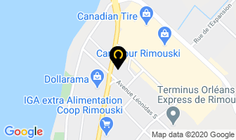 Restaurant Normandin in Rimouski map