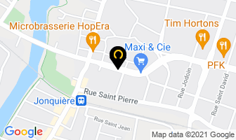 Restaurant P&iuml;ouiz&eacute;ria in Jonquière map