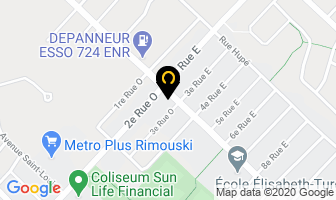 Restaurant Saigon in Rimouski map