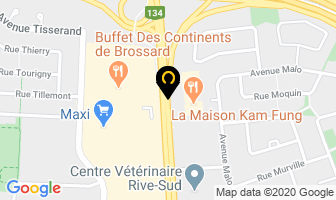 Restaurant Sao Sao in Brossard map