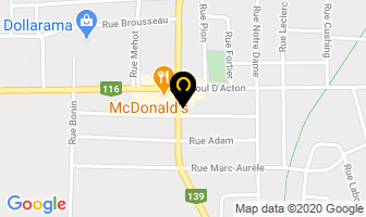 Restaurant Saveur Thai in Acton Vale map