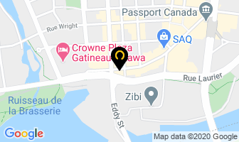 Restaurant Subway in Gatineau map