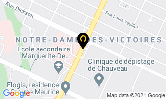 Restaurant Vinnie Gambini in Montreal map