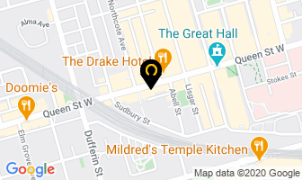 Restaurants Canada in Orillia map