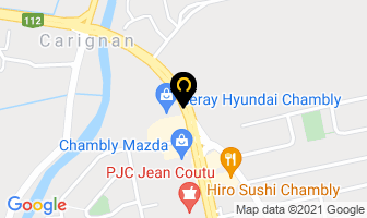Restaurants Eggsquis in Chambly map