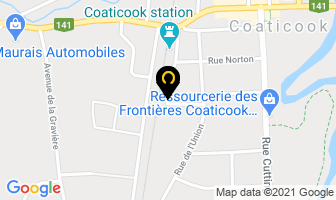Restauration Mgm in Coaticook map
