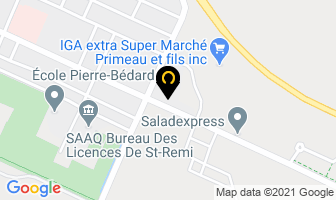 Resto Bar Jc in Saint-rémi map