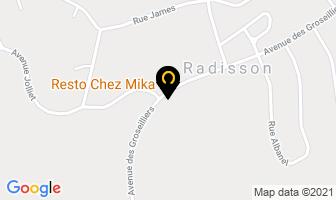 Resto Chez Mika in Baie-james map