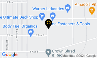 Restwell Mattress Co Ltd in Regina map