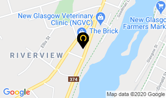 Results Realty Atlantic Inc in New Glasgow map