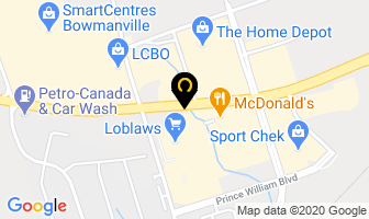 Retire-At-Home Services in Bowmanville map
