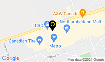 Retirement Life Communities in Cobourg map