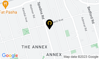 Revera The Annex in Toronto map