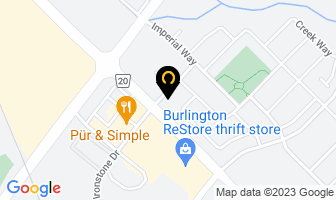 Revera The Williamsburg in Burlington map