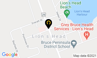 Revival Centre in Lion's Head map